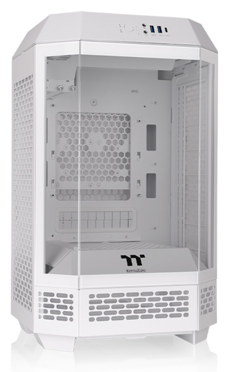 CAJA THERMALTAKE MINI-ITX TOWER 250 2XVENT 120MM SN FUENTE BLANCO - detalle