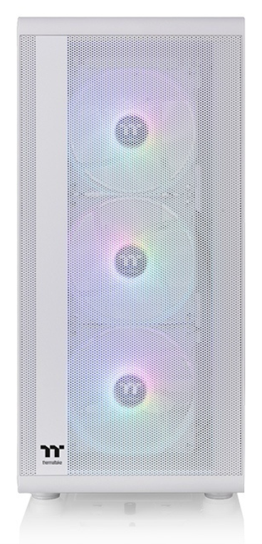 CAJA THERMALTAKE S200 TG ATX 2XUSB 3.0 ARGB SIN FUENTE BLANCO - detalle