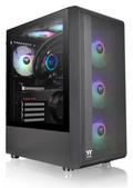 CAJA THERMALTAKE S200 TG ATX 2XUSB 3.0 ARGB SIN FUENTE NEGRO