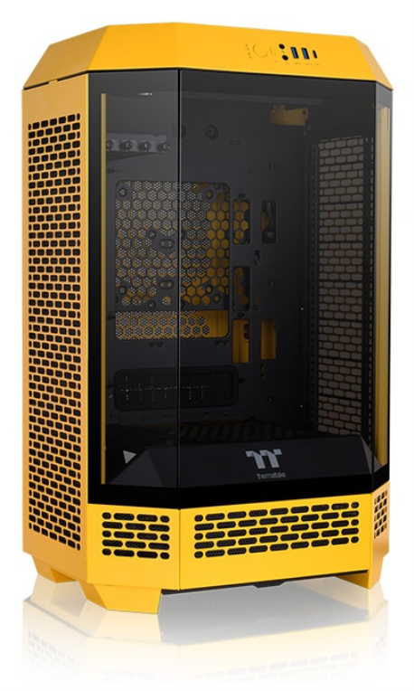 CAJA THERMALTAKE THE TOWER 300 MINI-ITX 2XUSBA 3.2 SIN FUENTE BUMBLEEBEE - detalle