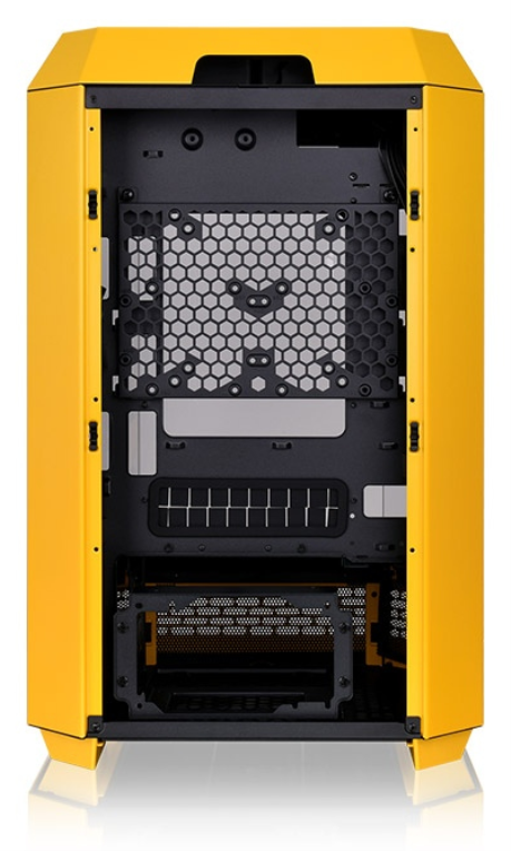 CAJA THERMALTAKE THE TOWER 300 MINI-ITX 2XUSBA 3.2 SIN FUENTE BUMBLEEBEE - detalle