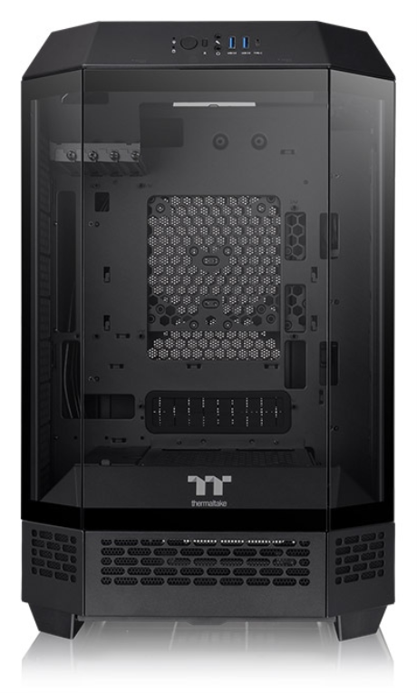 CAJA THERMALTAKE THE TOWER T300 ATX 2XUSB 3.0 SIN FUENTE NEGRO - detalle
