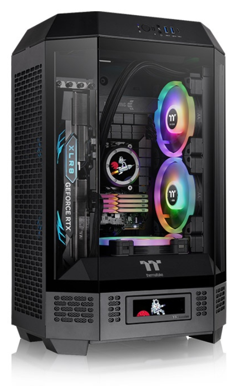 CAJA THERMALTAKE THE TOWER T300 ATX 2XUSB 3.0 SIN FUENTE NEGRO