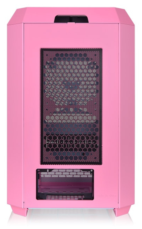 CAJA THERMALTAKE THE TOWER T300 M-ATX 2XUSB 3.0 SIN FUENTE BUBBLE PINK - detalle