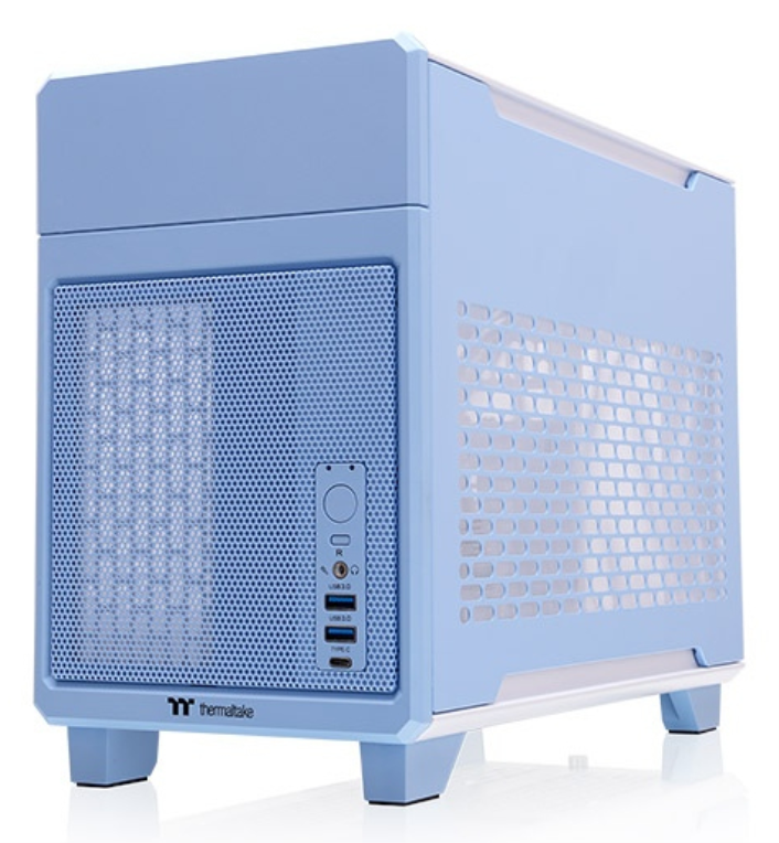 CAJA THERMALTAKE TR100 MINI-ITX USB 3.2 C x 1 USB 3.0 x 2 SN FUENTE AZUL