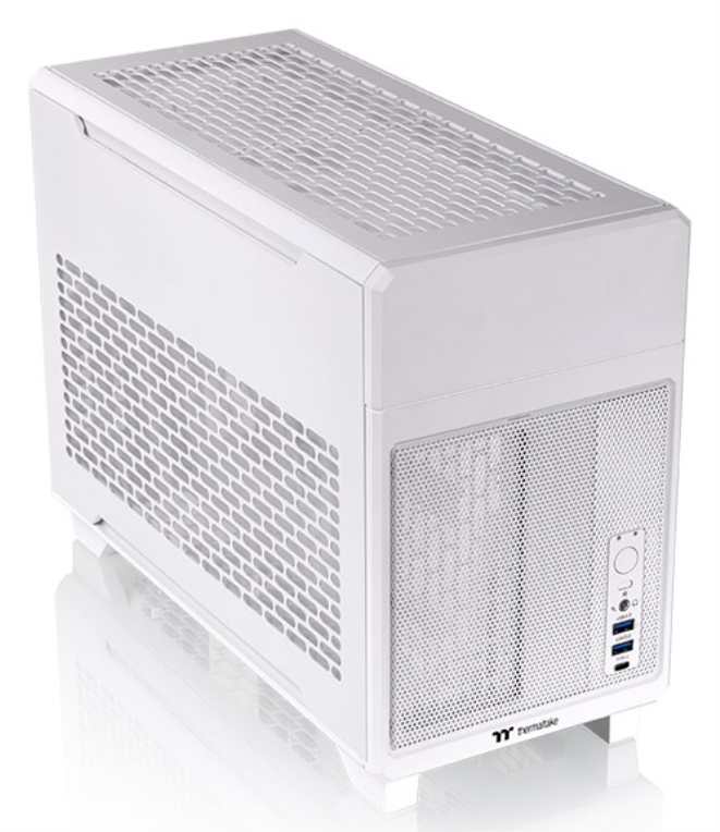 CAJA THERMALTAKE TR100 MINI-ITX USB 3.2 Type-C x 1 USB 3.0 x 2 SN FUENTE BLANCO - detalle