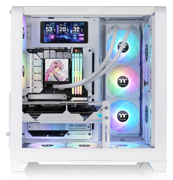 CAJA THERMALTAKE VIEW 390 AIR ATX 2XUSB 3.0 SIN FUENTE BLANCO - detalle