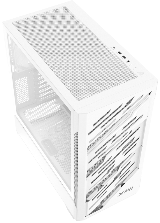CAJA XPG STARKER AIR ATX VENT 4X120MM FAN 1XUSB C 3.2 SIN FUENTE BLANCO - detalle