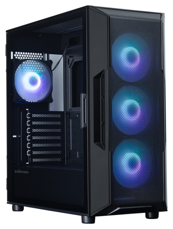 CAJA ZALMAN I3 NEO ARGB V2 ATX 4XVENT 120MM 2XUSB 3.0 NEGRO S/N FUENTE - detalle