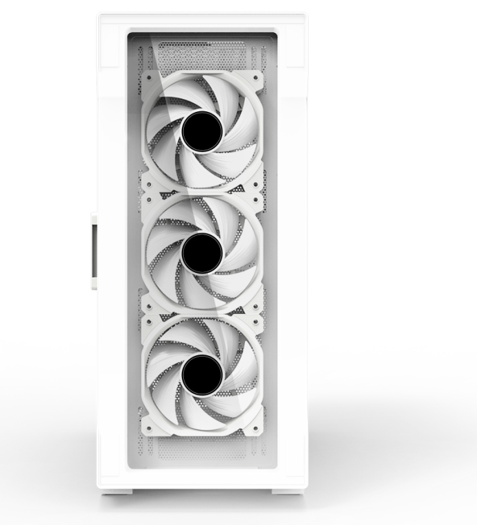CAJA ZALMAN I3 NEO TG ATX 4XVENT 120MM 2XUSB 3.0 BLANCO S/N FUENTE - detalle