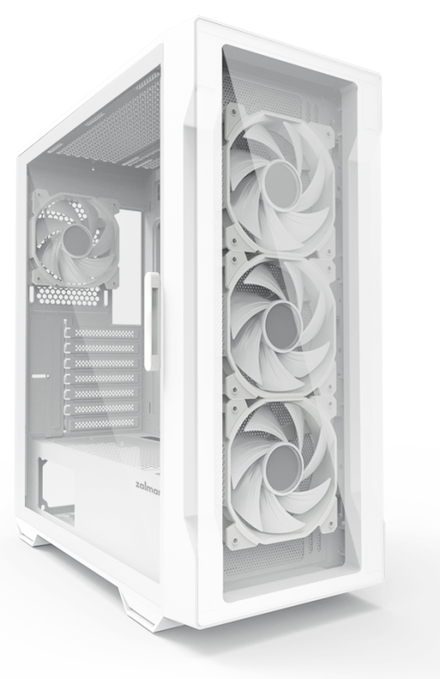 CAJA ZALMAN I3 NEO TG ATX 4XVENT 120MM 2XUSB 3.0 BLANCO S/N FUENTE - detalle
