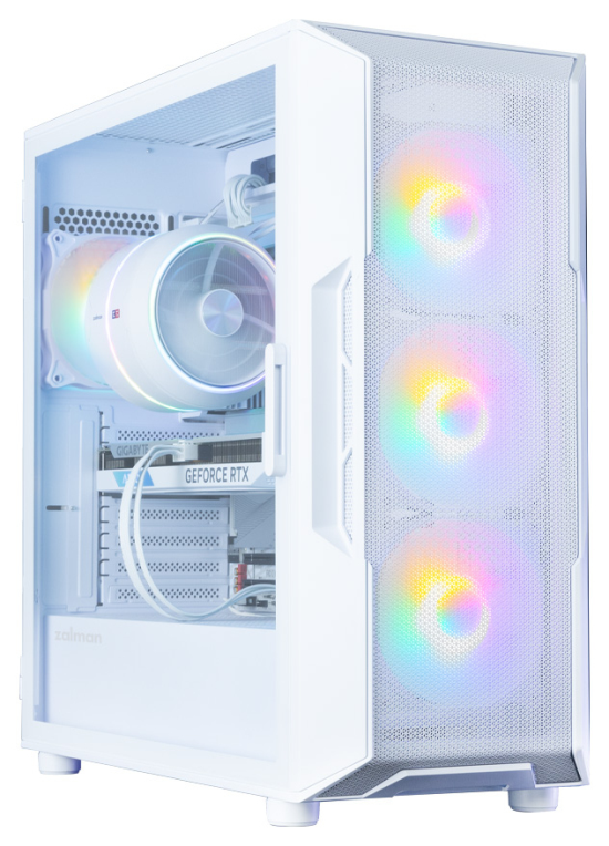 CAJA ZALMAN I3 NEO V2 ATX 4XVENT 120MM 2XUSB 3.0 BLANCO S/N FUENTE - detalle