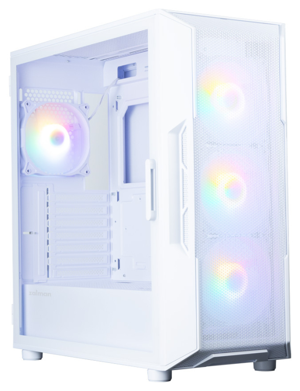 CAJA ZALMAN I3 NEO V2 ATX 4XVENT 120MM 2XUSB 3.0 BLANCO S/N FUENTE - detalle