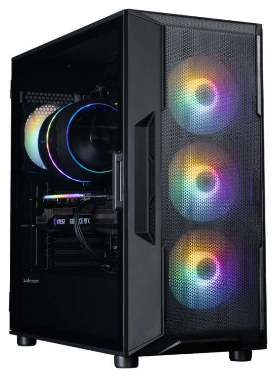 CAJA ZALMAN I3 NEO V2 ATX 4XVENT 120MM 2XUSB 3.0 NEGRO S/N FUENTE - detalle