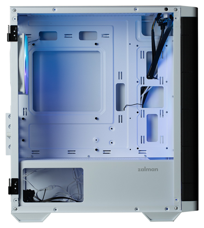 CAJA ZALMAN M4 MATX 4 X VENT 120MM ARGB 2XUSB 3.0 BLANCO S/N FUENTE - detalle
