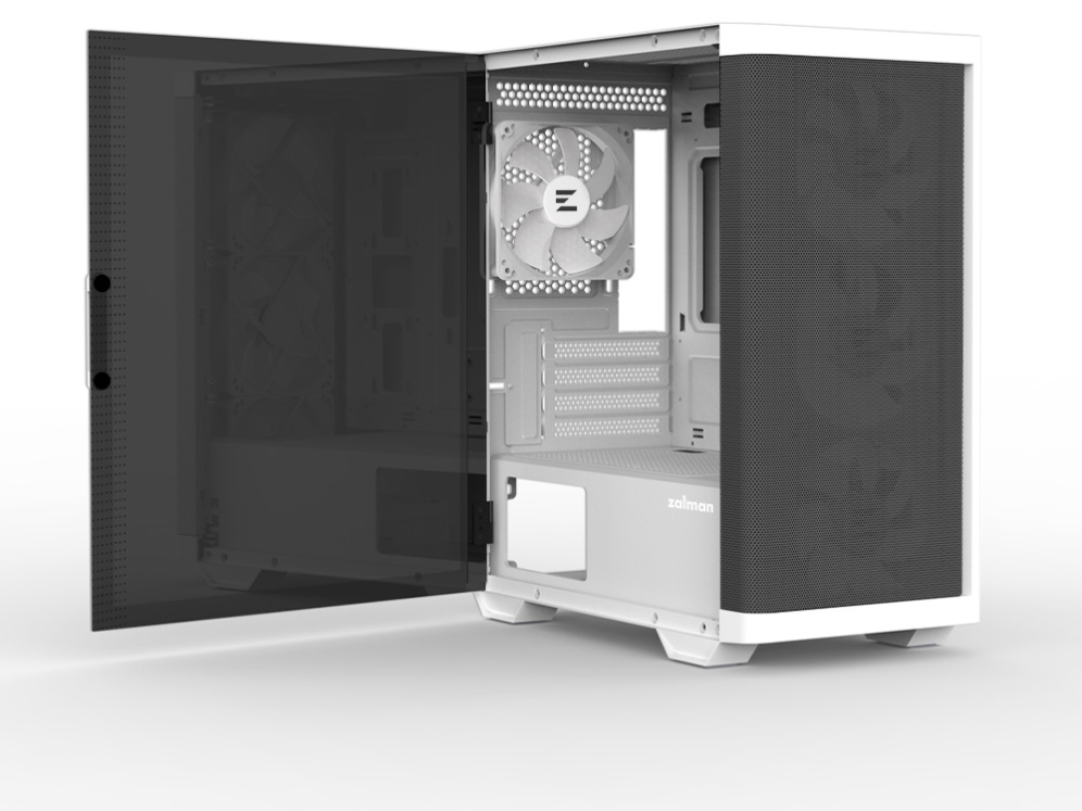 CAJA ZALMAN M4 MATX 4 X VENT 120MM ARGB 2XUSB 3.0 BLANCO S/N FUENTE - detalle
