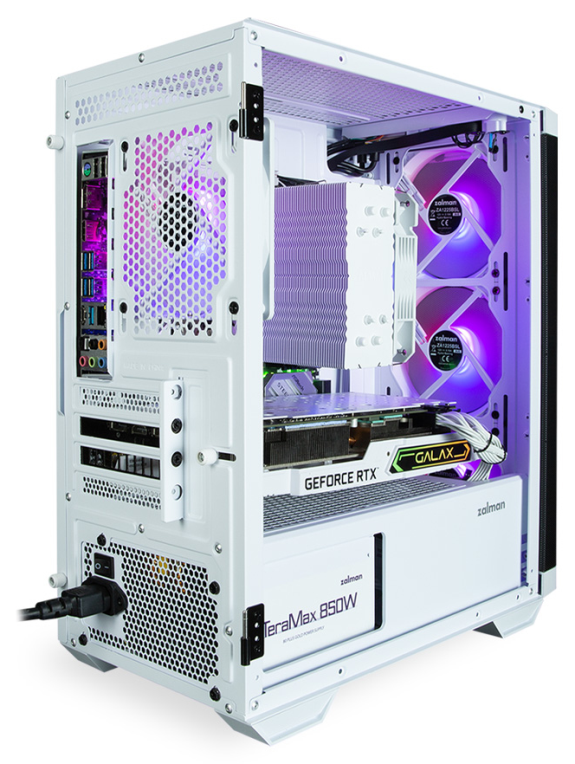 CAJA ZALMAN M4 MATX 4 X VENT 120MM ARGB 2XUSB 3.0 BLANCO S/N FUENTE - detalle