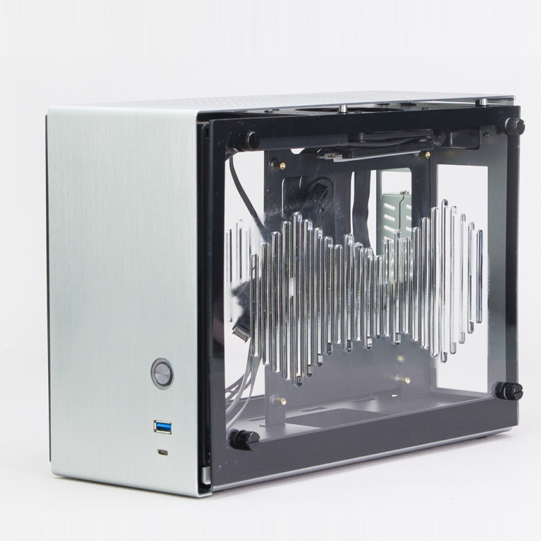 CAJA ZALMAN M4 MINI-ITX M2 1 X VENT 800MM ARGB 2XUSB 3.0 SILVER S/N FUENTE - detalle