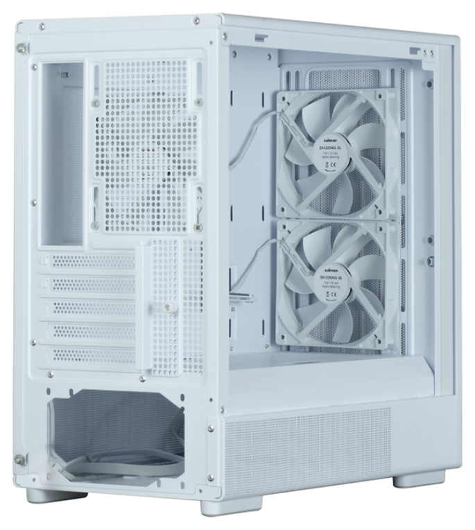 CAJA ZALMAN P10 NAMU ATX 4 XVENT 120MM ARGB 2XUSB 3.0 BLANCO S/N FUENTE - detalle