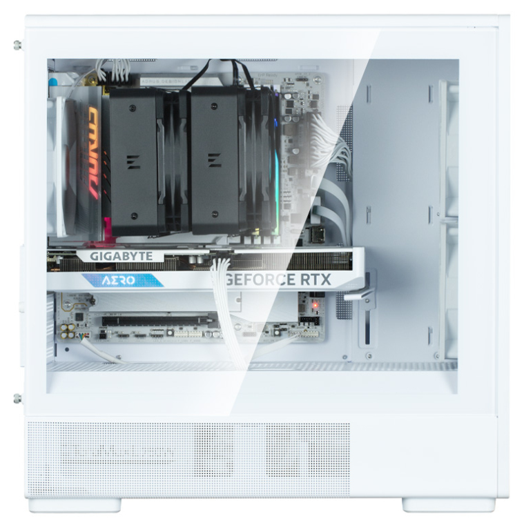 CAJA ZALMAN P10 NAMU ATX 4 XVENT 120MM ARGB 2XUSB 3.0 BLANCO S/N FUENTE - detalle
