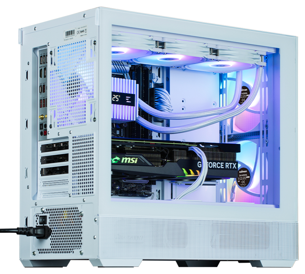 CAJA ZALMAN P30 AIR MATX 3 X VENT 120MM ARGB 2XUSB 3.0 BLANCO S/N FUENTE - detalle