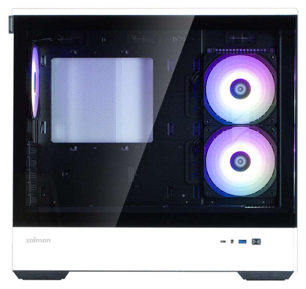 CAJA ZALMAN P30 MATX 3 X VENT 120MM ARGB 2XUSB 3.0 NEGRO S/N FUENTE - detalle