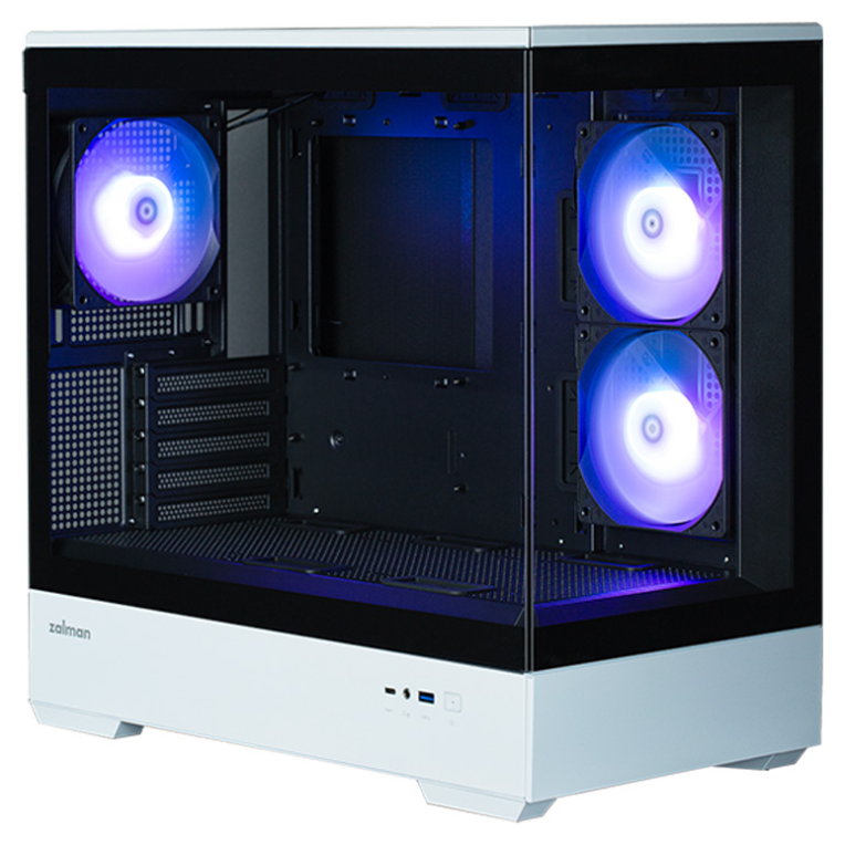 CAJA ZALMAN P30 MATX 3 X VENT 120MM ARGB 2XUSB 3.0 NEGRO S/N FUENTE - detalle