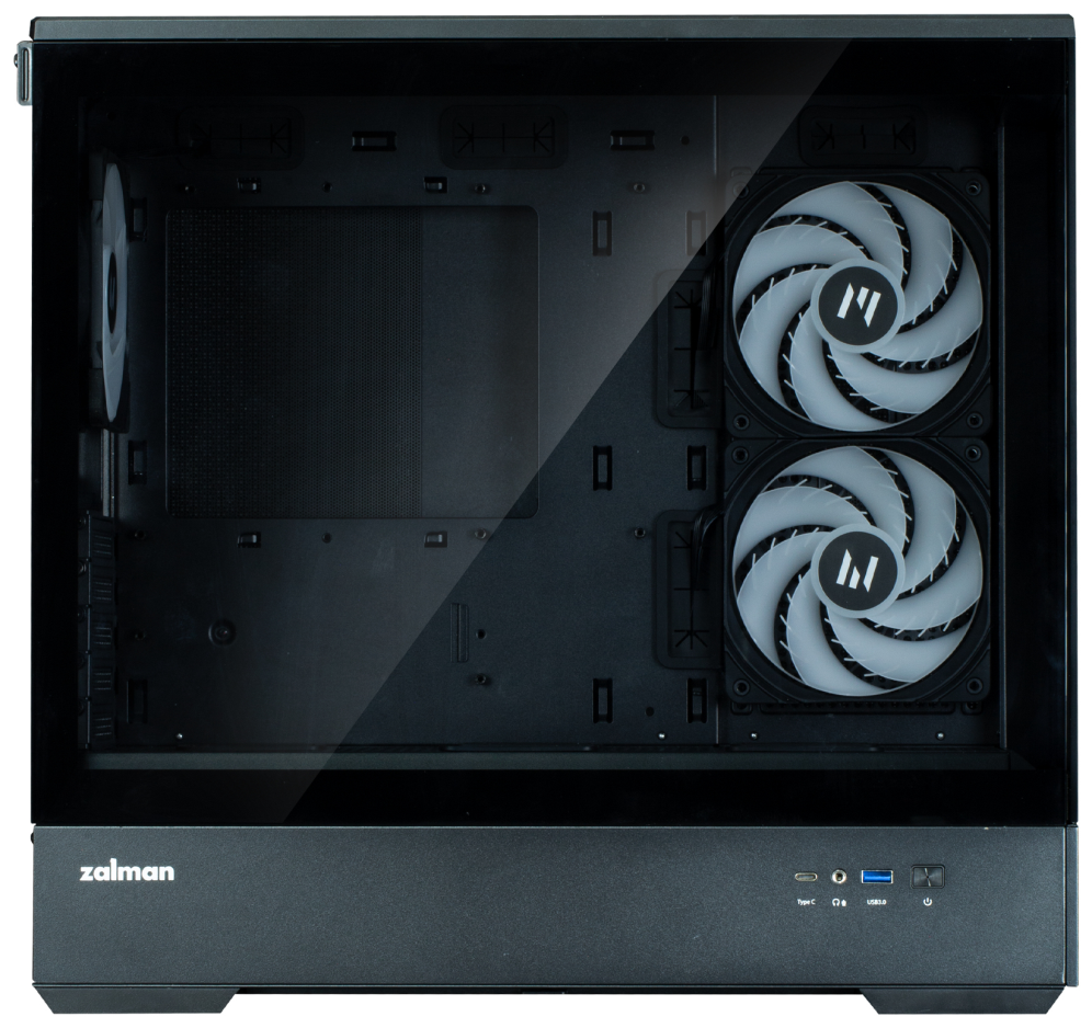 CAJA ZALMAN P30 V2 MATX 3 X VENT 120MM ARGB 2XUSB 3.0 NEGRO S/N FUENTE - detalle