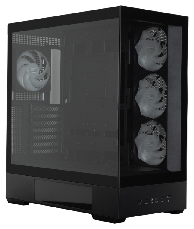CAJA ZALMAN P40 DS ATX 4 XVENT 120MM ARGB 2XUSB 3.0 NEGRO S/N FUENTE - detalle