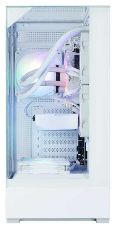 CAJA ZALMAN P40 PRISM ATX 3 XVENT 120MM ARGB 2XUSB 3.0 BLANCO S/N FUENTE - detalle