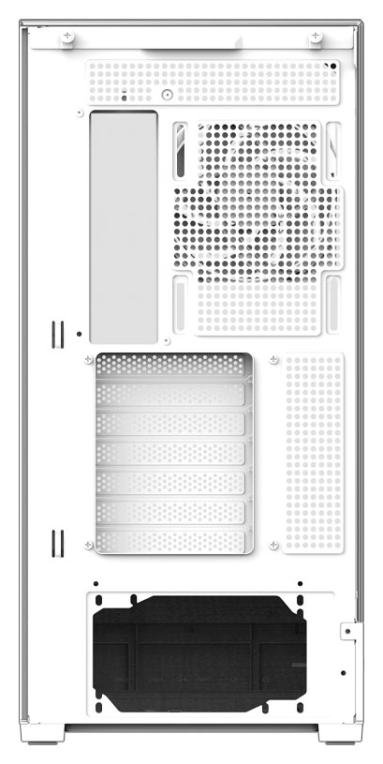 CAJA ZALMAN P40 PRISM ATX 3 XVENT 120MM ARGB 2XUSB 3.0 BLANCO S/N FUENTE - detalle
