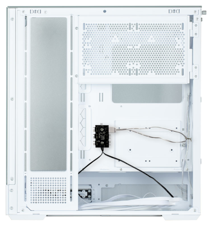 CAJA ZALMAN P40 PRISM ATX 3 XVENT 120MM ARGB 2XUSB 3.0 BLANCO S/N FUENTE - detalle