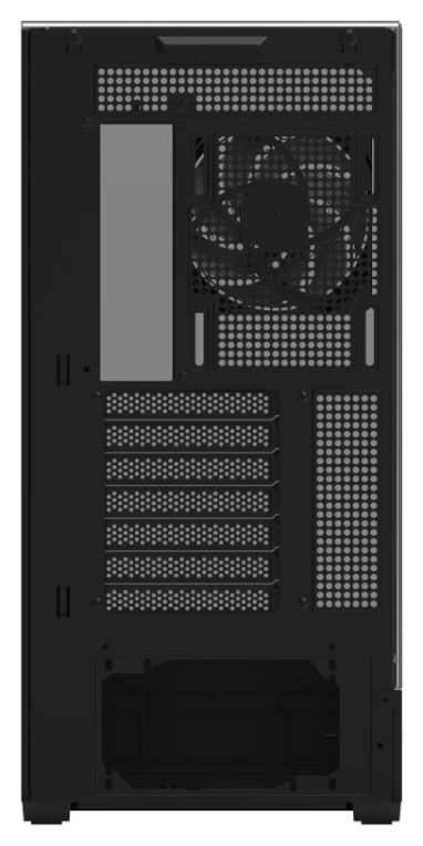 CAJA ZALMAN P40 PRISM ATX 3 XVENT 120MM ARGB 2XUSB 3.0 NEGRO S/N FUENTE - detalle