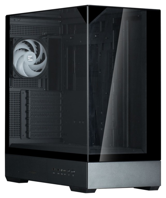 CAJA ZALMAN P40 PRISM ATX 3 XVENT 120MM ARGB 2XUSB 3.0 NEGRO S/N FUENTE - detalle