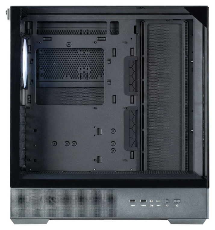 CAJA ZALMAN P40 PRISM ATX 3 XVENT 120MM ARGB 2XUSB 3.0 NEGRO S/N FUENTE - detalle