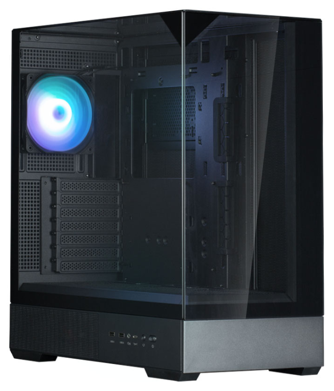 CAJA ZALMAN P40 PRISM ATX 3 XVENT 120MM ARGB 2XUSB 3.0 NEGRO S/N FUENTE