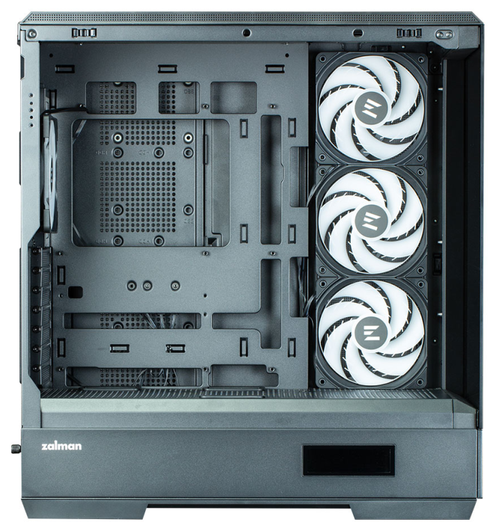 CAJA ZALMAN P50 DS ATX 4 XVENT 120MM ARGB 2XUSB 3.0 NEGRO S/N FUENTE - detalle