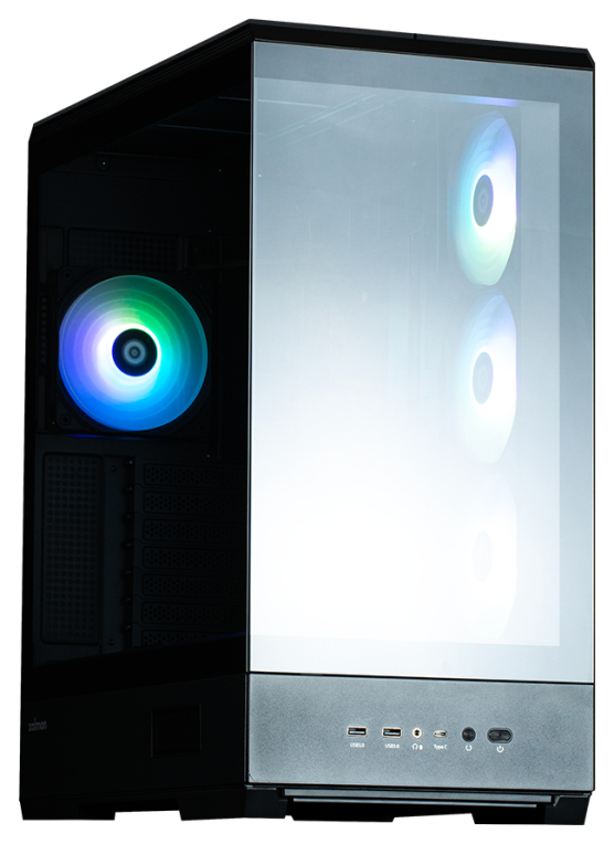 CAJA ZALMAN P50 DS ATX 4 XVENT 120MM ARGB 2XUSB 3.0 NEGRO S/N FUENTE - detalle