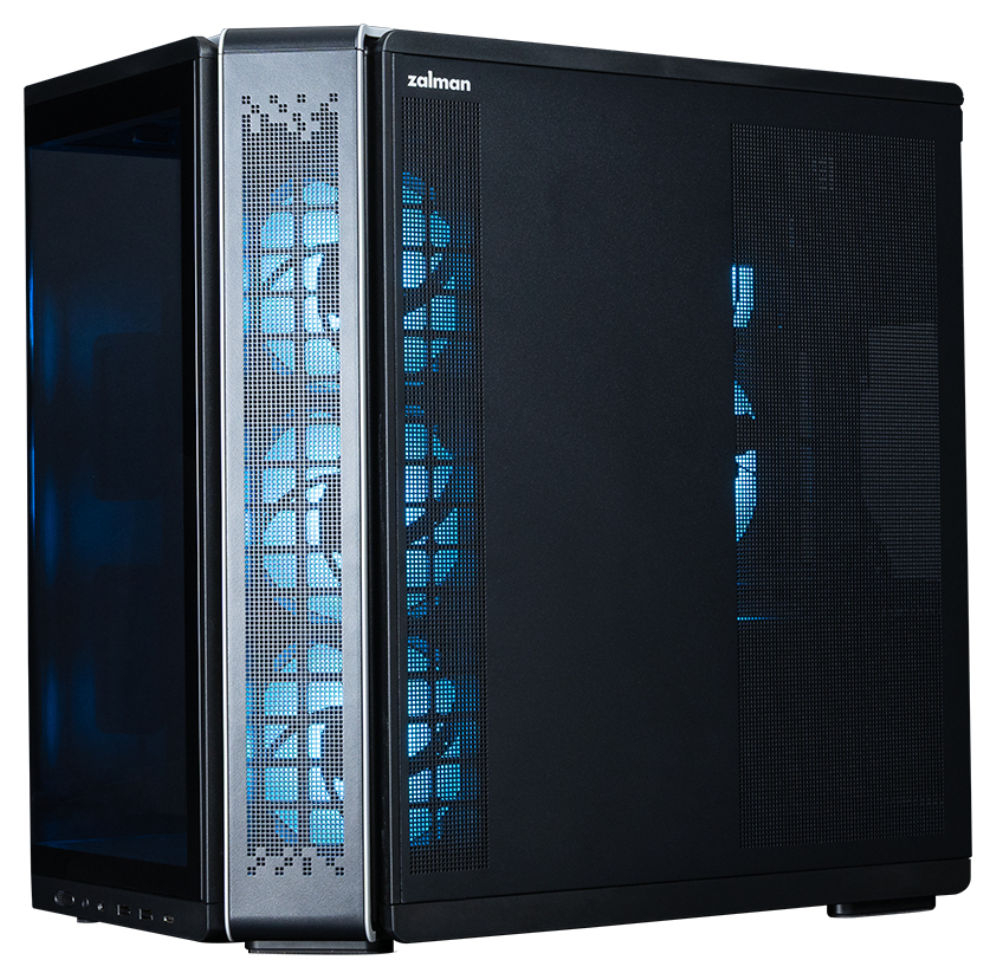 CAJA ZALMAN P60 BLACK ATX 3 XVENT 120MM ARGB 2XUSB 3.0 NEGRO S/N FUENTE - detalle