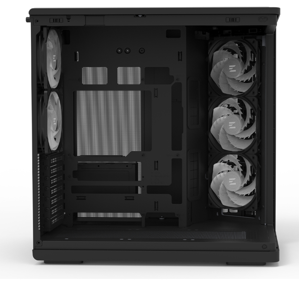 CAJA ZALMAN P60 BLACK ATX 3 XVENT 120MM ARGB 2XUSB 3.0 NEGRO S/N FUENTE - detalle