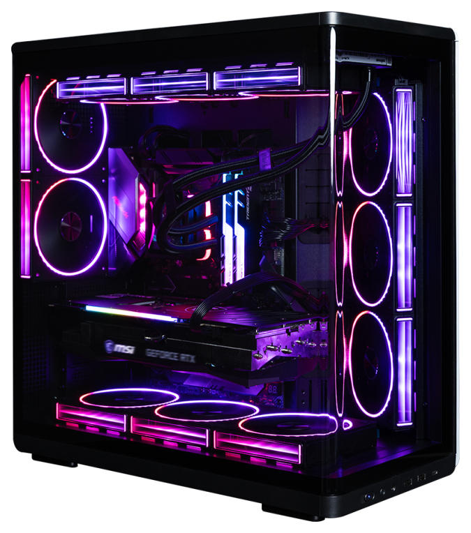 CAJA ZALMAN P60 BLACK ATX 3 XVENT 120MM ARGB 2XUSB 3.0 NEGRO S/N FUENTE - detalle