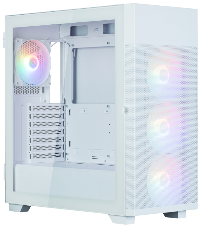CAJA ZALMAN S5 NEO ATX 4 XVENT 120MM ARGB 2XUSB 3.0 BLANCO S/N FUENTE - detalle