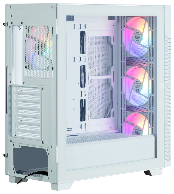 CAJA ZALMAN S5 NEO ATX 4 XVENT 120MM ARGB 2XUSB 3.0 BLANCO S/N FUENTE - detalle