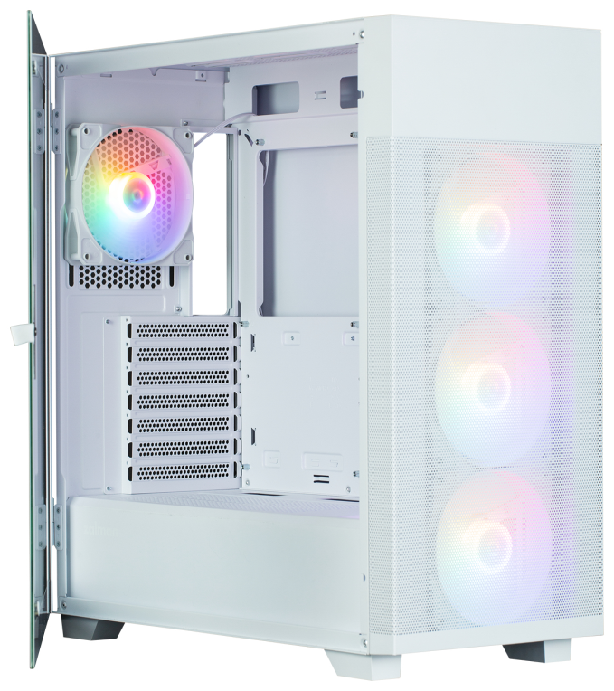 CAJA ZALMAN S5 NEO ATX 4 XVENT 120MM ARGB 2XUSB 3.0 BLANCO S/N FUENTE - detalle