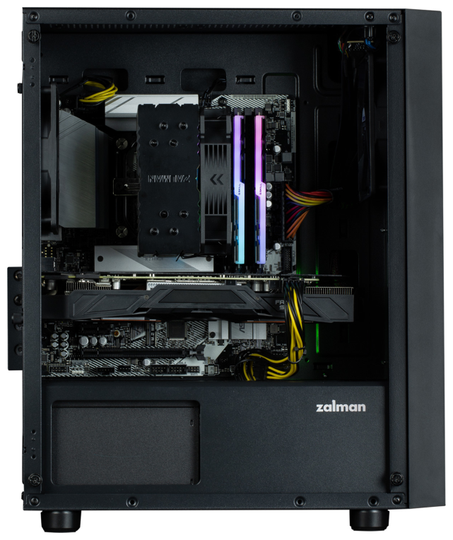 CAJA ZALMAN T3 PLUS MATX MINI TORRE 2XVENT NEGRA - detalle