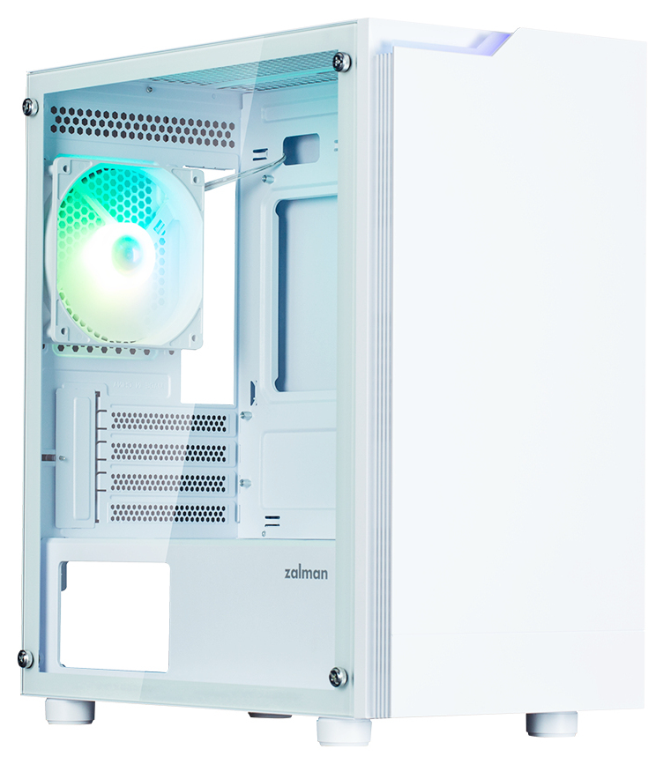 CAJA ZALMAN T4 PLUS MATX 1 X VENT 120MM ARGB 2XUSB 3.0 BLANCO S/N FUENTE - detalle