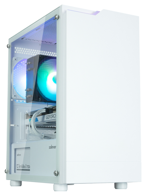 CAJA ZALMAN T4 PLUS MATX 1 X VENT 120MM ARGB 2XUSB 3.0 BLANCO S/N FUENTE