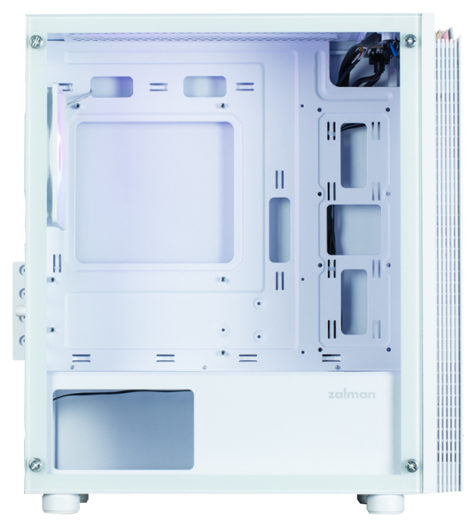 CAJA ZALMAN T4 PLUS MATX 1 X VENT 120MM ARGB 2XUSB 3.0 BLANCO S/N FUENTE - detalle