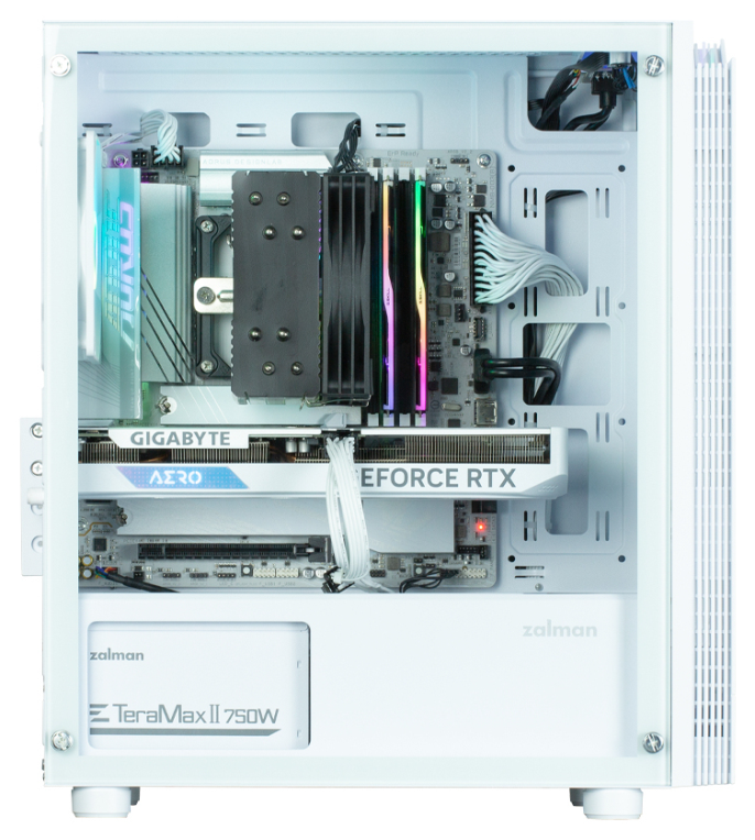CAJA ZALMAN T4 PLUS MATX 1 X VENT 120MM ARGB 2XUSB 3.0 BLANCO S/N FUENTE - detalle
