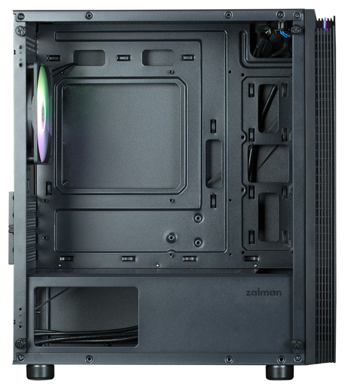 CAJA ZALMAN T4 PLUS MATX 1 X VENT 120MM ARGB 2XUSB 3.0 NEGRO S/N FUENTE - detalle